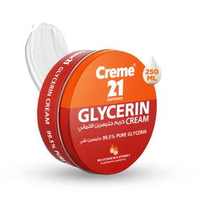 Crème 21 Glycérine 250ml Crème réparatrice pour la peau Soin hydratant pour peaux sèches et sensibles - Product Image 1
