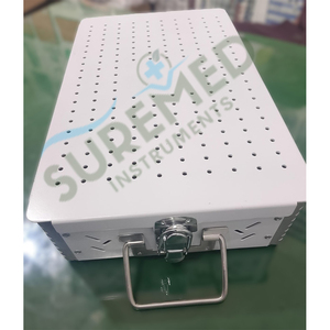 <b>Aluminum</b> Surgical Tray Sterilization Box Surgical Instrument <b>Container</b> <b>Aluminum</b> Surgical Tray Sterilization Box Autoclave Safe - Product Image 6