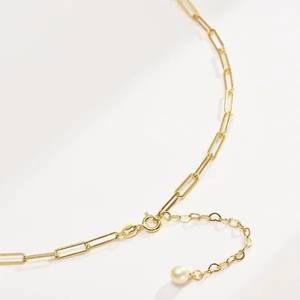 Collier de perles d'eau douce naturelles de style haut de gamme, design de niche avec perles de millet blanc, collier au tempérament exquis - Product Image 3