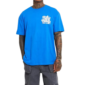 เสื้อยืดพิมพ์ลายพัฟฟ์สำหรับผู้ชาย เนื้อผ้าเรียบลื่น สไตล์ทันสมัย พิมพ์ลายพัฟฟ์ทนทาน สวมใส่สบาย - Product Image 1