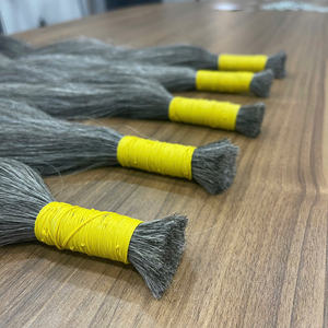 Cheveux naturels gris en vrac, extensions de cheveux vietnamiennes en vrac, couleurs clair et foncé gris, haute qualité. - Product Image 2