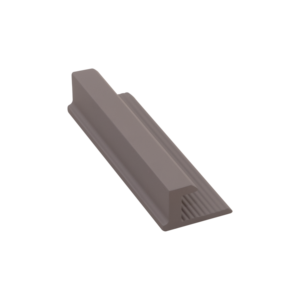 Poignée longue de placard en aluminium, profil cannelé en forme d'hirondelle, finition céramique, vert, or rose, noir, bleu ciel, quincaillerie de placard - Product Image 4
