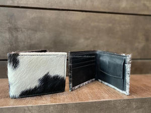 กระเป๋าสตางค์หนังนิ่มสุดพิเศษสำหรับผู้ชายหนังแท้กระเป๋าสตางค์ทำมือแบบเรียบง่ายหนังสมาร์ทและกระเป๋าสตางค์แบบบางสำหรับผู้ชาย - Product Image 4