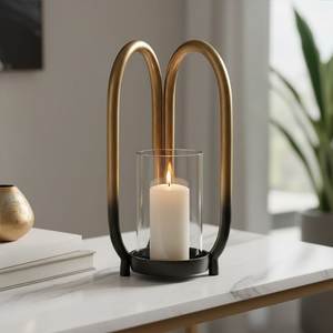 Three Tier <b>Candle</b> <b>Holder</b> Black and <b>Gold</b> <b>Candle</b> <b>Holder</b> Metal <b>Candle</b> <b>Holder</b> Stand Decorative <b>Candle</b> <b>Holder</b> Modern <b>Candle</b> Stand - Product Image 3