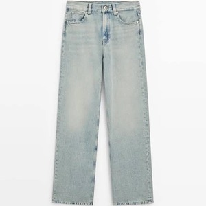 Abdul Royal World Export Regular Fit <b>Boot</b> Cut Jeans Mid Waist Vintage Style Eco-Friendly Cotton Denim Ripped Washable - Product Image 1