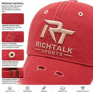 Casquette de baseball en jean brodé délavé la plus vendue, 6 panneaux, motif lettres ajustable, décontractée, unisexe, tendance - Product Image 6