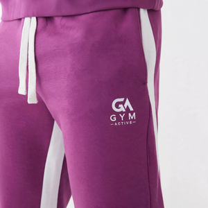 Conjunto Deportivo de Dos Piezas para Hombre, Diseño GYM Active, Chaqueta Cortavientos de Invierno de Alta Calidad, Pantalones Deportivos con Cordón Ajustable, Algodón - Product Image 4