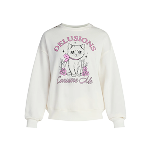 เสื้อสเวตเชิ้ตคอกลมพิมพ์ลายดิจิทัลสำหรับผู้หญิงไซส์ใหญ่ ทรงเข้ารูป สวมใส่สบาย เหมาะสำหรับฤดูหนาว จากบังกลาเทศ - Product Image 1