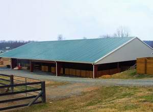 Structure en acier à faible coût hangar agriculture <span class=keywords><strong>grange</strong></span> hangar à foin entrepôt de stockage abri de machines agricoles - Product Image 2