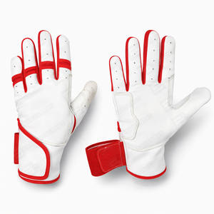 Professional Baseball Batting Gloves High Quality Breathable Leather Lightweight Durable <b>Hook</b> Loop Closure Customizable Sizes - Product Image 1