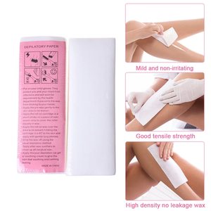 Bandes d'épilation jetables blanches non tissées 20x7cm pour salon de beauté et usage PMU - Product Image 5
