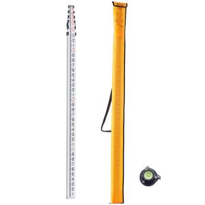 Asta Telescopica in Alluminio da 18 Piedi con Scala Bilaterale e Asta di Livellamento da 1/10 di Piede - Product Image 4