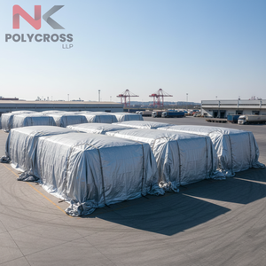 Bâche robuste sur mesure, résistante et imperméable, en polyéthylène, pour la construction, l'agriculture et l'exportation à grande échelle - Product Image 3