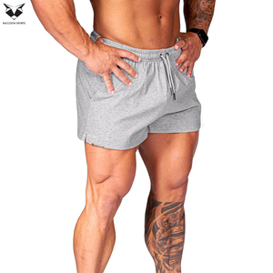 Gray Color OEM Service Comfortable Soft Touch Material Unique Design Lightweight Durable Re Use Able <b>Men</b> Gym Workout <b>Shorts</b> - Product Image 2