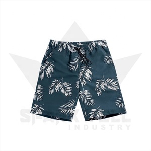 <b>Men's</b> Pineapple Print Board Shorts Quick Dry Drawstring Mid Waist Beach Swim <b>Trunks</b> with Side Pockets - Product Image 2