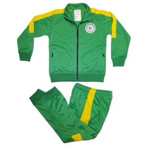 Vêtements de sport pour hommes Survêtement avec logo personnalisé Ensemble de course à glissière complète à manches longues pour hommes Ensemble de 2 pièces Survêtement de football - Product Image 1