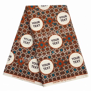 OEM Nigeria Twill African Wax Print Fabric 100 Cotton Boys Clothing Bags Home Textile Bulk Manufacturing Service Provider Hitjem - Product Image 1