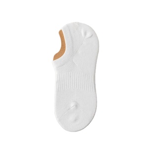 ODM, calcetines ligeros antideslizantes que no se muestran para hombres y mujeres, calcetines de algodón de corte bajo con soporte de arco elástico suave, ropa de negocios - Product Image 3