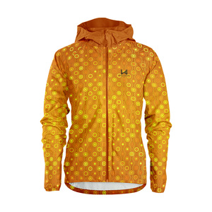 Wholesale Eco Friendly Custom Pattern Quick Dry Waterproof Breathable Nylon Coated Casual Unisex Hooded Windbreaker Jacket - Product Image 2
