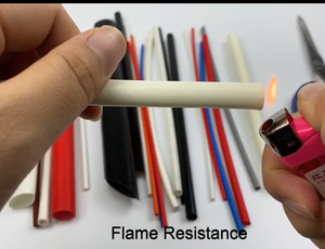 Gaine tressée en fibre de verre enduite de caoutchouc silicone ignifuge basse tension Sunbow 1,5 kV 2,5 kV 4 kV 7 kV - Product Image 5