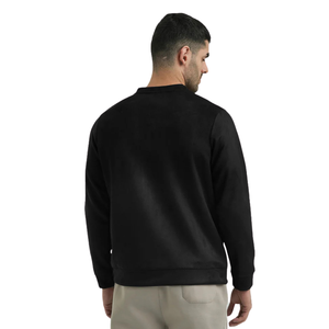 Men's Full Zip <b>Fleece</b> <b>Lined</b> Bomber <b>Jacket</b> Polyester/Cotton Blend Quick Dry Breathable Baseball Collar Custom Logo Front Winter - Product Image 2