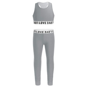 Ensemble de yoga sans couture taille haute pour femme, imprimé personnalisé, tenue de sport deux pièces : legging et brassière de sport - Product Image 5