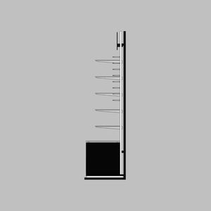 Multi-Layer Rotating Removable Italian Style Glasses Rack with <b>Desktop</b> Cabinet - Product Image 1