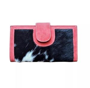 Productos más vendidos, novedad de 2025, billetera de cuero con pelo de vaca, tarjetero personalizado, billetera para mujer, billeteras para mujer - Product Image 1