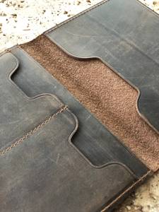 Couverture de carnet A5 en cuir vintage fait main, résistante, anti-odeur, protection, étui pour journal, rechargeable, pour le bureau LNBC-0065 - Product Image 4