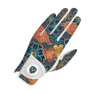Guantes de Golf de Piel Cabretta Suaves y Transpirables con Logotipo Personalizado, Guantes de Golf Ligeros de Piel Genuina con Correa de Muñeca Ajustable - Product Image 5