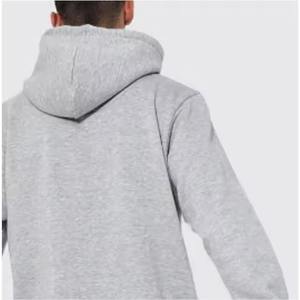 Vente en gros de sweats à capuche unisexes pour hommes, streetwear vintage, surdimensionnés, unis, avec capuche intégrale pour hommes - Product Image 6