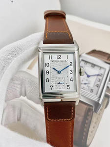 Montres automatiques mécaniques de luxe avec boîtier en acier inoxydable, verre saphir, cadran carré, aiguille des secondes réversible, résistance à l'eau 10 bars - Product Image 2