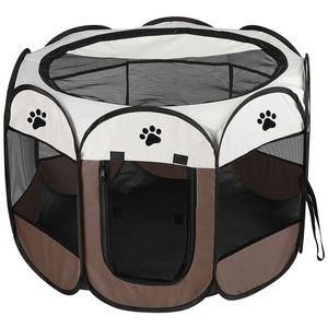 Corral Plegable Portátil para Mascotas, Resistente al Agua, para Uso en Interiores y Exteriores, con Cierre Superior e Inferior Extraíbles para Perros/Gatos - Product Image 4
