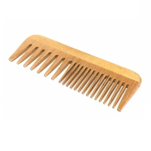 Peigne en bois pur fait main pour les soins capillaires, personnalisable avec logo, peigne en bois écologique pour démêler les cheveux - Product Image 4