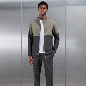 Wholesale Men's 2026 Casual Elastic Waist Set Hot Selling Street <b>Wind</b> <b>Breaker</b> Men Tracksuit Custom Panel - Product Image 1