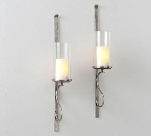 Hand Forged Aluminum <b>Wall</b> <b>Sconce</b> With Antique Finish For Rustic Homes Farmhouse Decor And Timeless <b>Lighting</b> Appeal - Product Image 1