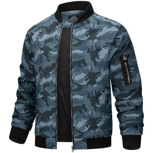 Veste bomber décontractée pour homme, légère, de haute qualité, coupe ajustée, fabrication OEM, faible MOQ, expédition directe d'usine - Product Image 2