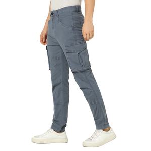 กางเกงคาร์โก้เข้ารูปพอดีตัวผู้ชายน้ำหนักเบาระบายอากาศได้ดีขนาดปกติชุดลำลองใส่ทำงานกลางแจ้งมีกระเป๋าหลายสีมีสไตล์ - Product Image 1