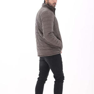 Blouson Bomber Homme Couleur Unie Style Urbain 2025 en Toile Enduite Respirante avec Logo Personnalisé Haute Qualité - Product Image 5