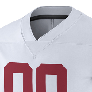 Custom Made American Football Jersey Plus Size Short Sleeve 100% Polyester Quick Dry Anti-Bacterial Breathable Heat-Transfer - Product Image 6