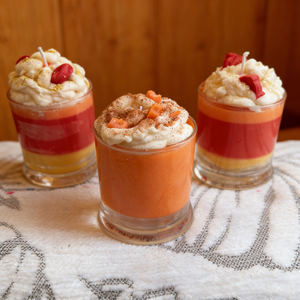 Velas aromáticas en tarros de vidrio, con incrustaciones de postres, para negocios, con temática de coco, en tazas, de cera de coco, con etiquetas, de soja, batidas, con temática de postres - Product Image 2