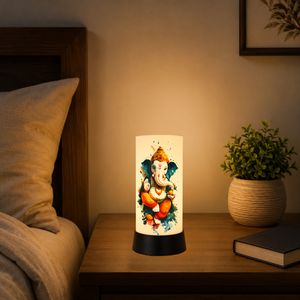 Lord Ganesha Divine Glow LED Table Lamp Spiritual Decorative <b>Night</b> <b>Light</b> Warm Bedside Lamp Home Temple Meditation Gift - Product Image 2