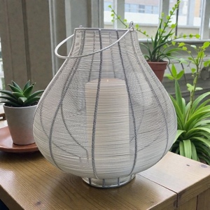 Modern Steel Wire <b>Lantern</b> <b>Candle</b> Holder Heat Resistant Home Decoration - Product Image 3