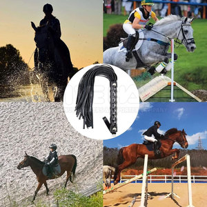 Fouets d'équitation légers de qualité supérieure, tailles personnalisées, vente en gros, en cuir véritable, fabriqués au Pakistan - Product Image 3