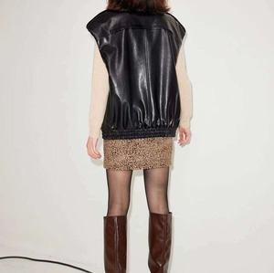 Chaleco de Cuero para Mujer, Diseño 2025, Precio Económico, Lona Impermeable, Alta Calidad, MOQ Bajo - Product Image 2