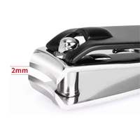 Coupe-ongles en acier inoxydable de qualité supérieure, coupe-ongles aiguisé, coupe-ongles ergonomique pour les orteils, kit d'outils de manucure professionnel, durable
