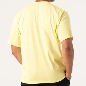 T-shirt à manches courtes col rond bleu marine pour homme, 100% coton jersey, coupe classique avec logo en lettres sur le devant, style décontracté - Product Image 6