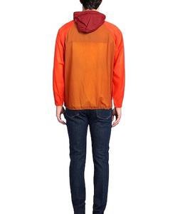 Chaqueta Cortavientos Deportiva Transpirable para Hombre OEM, 100% Poliéster, Talla Grande, Bloques de Color, Cierre de Cremallera de Nailon para Verano - Product Image 2