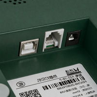 Imprimante thermique de reçus et d'étiquettes POS P20 Mini 58 mm couleur vert forêt avec USB+BT noir et blanc en stock