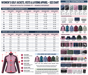 Golfjacken, -westen und Golf-Layering-Bekleidung für Damen |   Lila Sechsfarbige Variationen |   OEM ODM Hersteller |   Sportlicher Stil | - Product Image 6